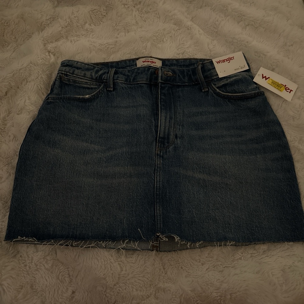 Wrangler Denim Women's Dark Blue Mini Skirt